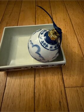 Royal Delft De Porceleyne Fles Trinket Dish & ORNAMENT FROM HOLLAND >$100 RETAIL